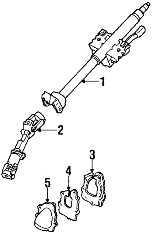 Shaft & Internal Components for 2003 Ford Escort #0