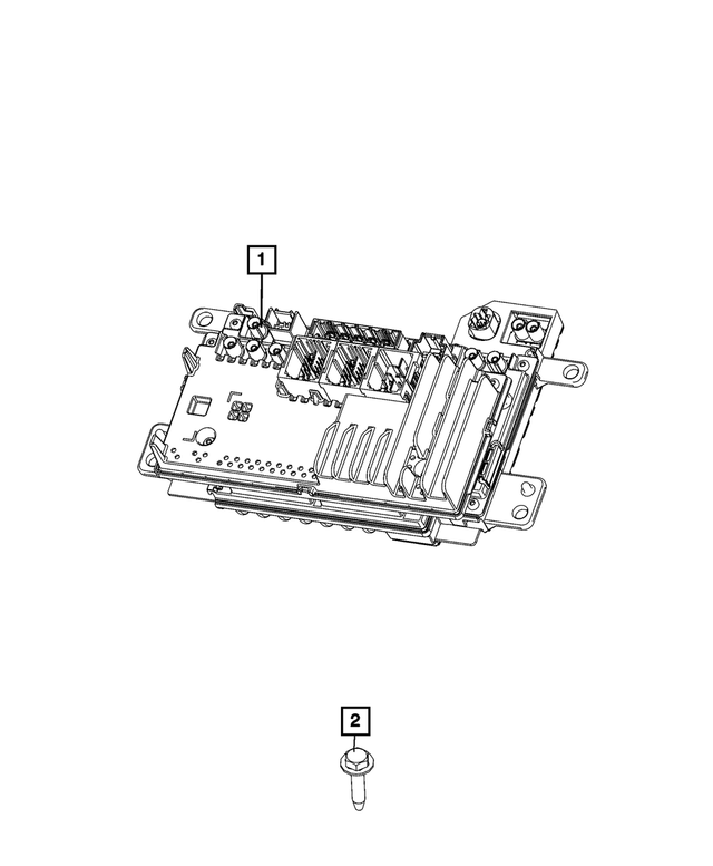 68620954AH - Electrical: Multi Media Radio for Mopar Image image