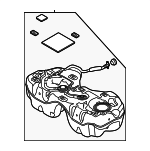 KMV642110A - Fuel System: Fuel Tank for Mazda Image
