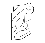 17118620733 - Cooling System: Radiator Bracket Lower Bracket for BMW: 228i, 228i xDrive, 230i, 230i xDrive, 320i, 320i xDrive, 328d, 328d xDrive, 328i, 328i GT xDrive, 328i xDrive, 330e, 330i, 330i GT xDrive, 330i xDrive, 335i, 335i GT xDrive, 335i xDrive, 340i, 340i GT xDrive, 340i xDrive, 428i, 428i Gran Coupe, 428i xDrive, 428i xDrive Gran Coupe, 430i, 430i Gran Coupe, 430i xDrive, 430i xDrive Gran Coupe, 435i, 435i Gran Coupe, 435i xDrive, 435i xDrive Gran Coupe, 440i, 440i Gran Coupe, 440i xDrive, 440i xDrive Gran Coupe, ActiveHybrid 3, i3, i3s, i8, M2, M235i, M235i xDrive, M240i, M240i xDrive, M3, M4 Image