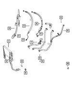 6104370AA - Steering: Hex Head Bolt And Coned Washer for Mopar Image