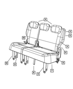 5139387AA - Interior Trim: Seat Back Panel, Left for Mopar Image