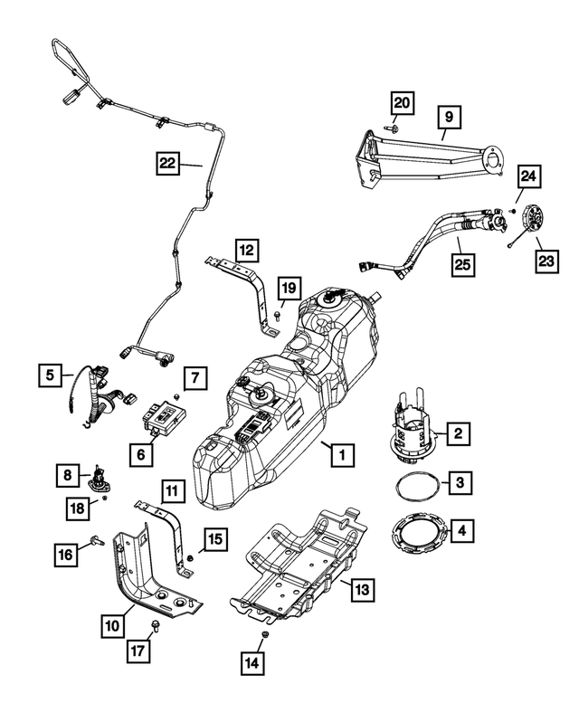 6104173AA - Emission Controls: Hex Flange Head Screw for Mopar Image