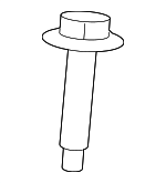68340509AA - Body: Bumper Cover Spacer Panel Screw for Mopar Image