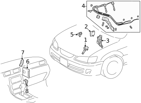Powertrain Control for 2000 Toyota Solara #1