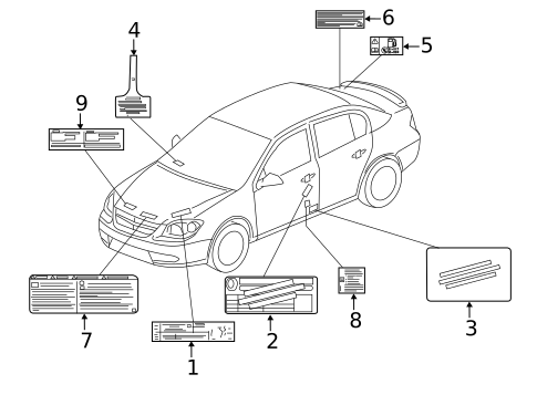 Labels for 2011 Chevrolet Volt #0