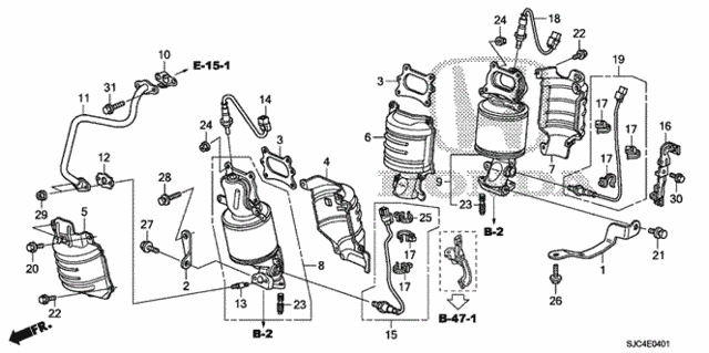 Converter (2) for 2011 Honda Ridgeline #0