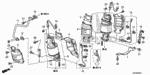 36538RDMA01 - Engine: CLIP, WIRE HARNESS for Honda Image image