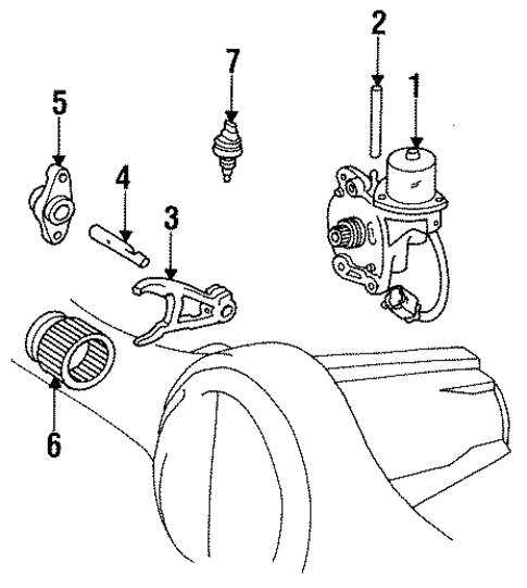 Actuator for 1993 Toyota Land Cruiser #0