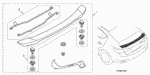 8F10TX6200R1 - Accessory Components: SPRING SET for Acura: ILX Image