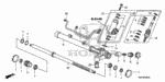 6532SNAA01 - Chassis: OIL SEAL SET, ROTARY VALVE for Honda Image
