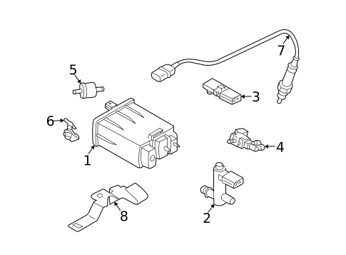 Emission Components for 2006 INFINITI FX35 #0