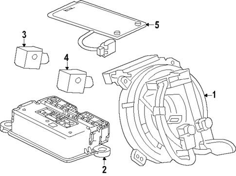 Air Bag Components for 2024 Chevrolet Silverado EV #4