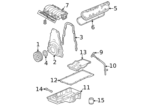 Gaskets & Sealing Systems for 2001 Chevrolet Camaro #0