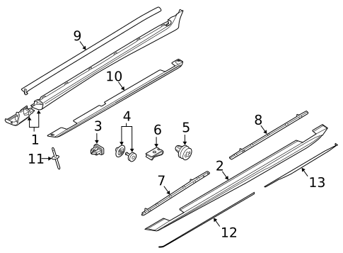 Exterior Trim - Pillars for 2017 Volvo S60 Cross Country #0