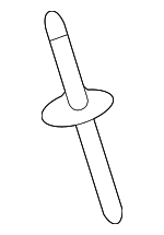 31316574 - Body: Protect Plate Clip for Volvo: S60, S60 Cross Country, V60, V60 Cross Country Image