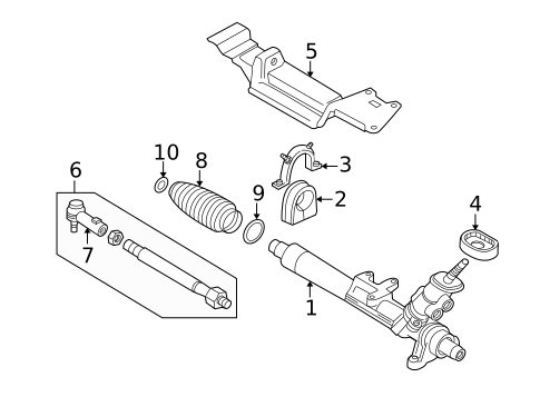 Steering Gear & Linkage for 2001 Audi TT Quattro #0