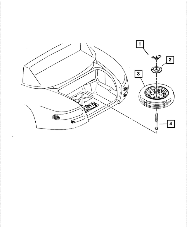 4643212AB - Wheels, Covers and Jacks: Spare Wheel for Mopar Image