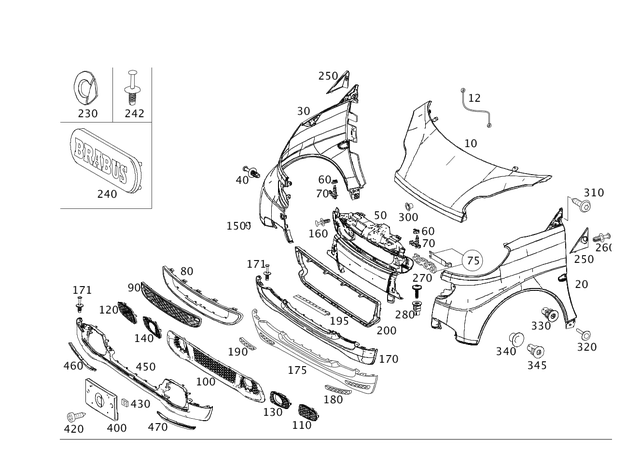 4517930098 - Attachment Parts: Seal for Smart Image
