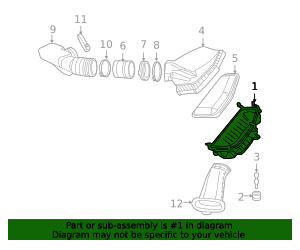 2008-2017 GM Air Cleaner Housing 92290228 GM | GMPartsDirect.com