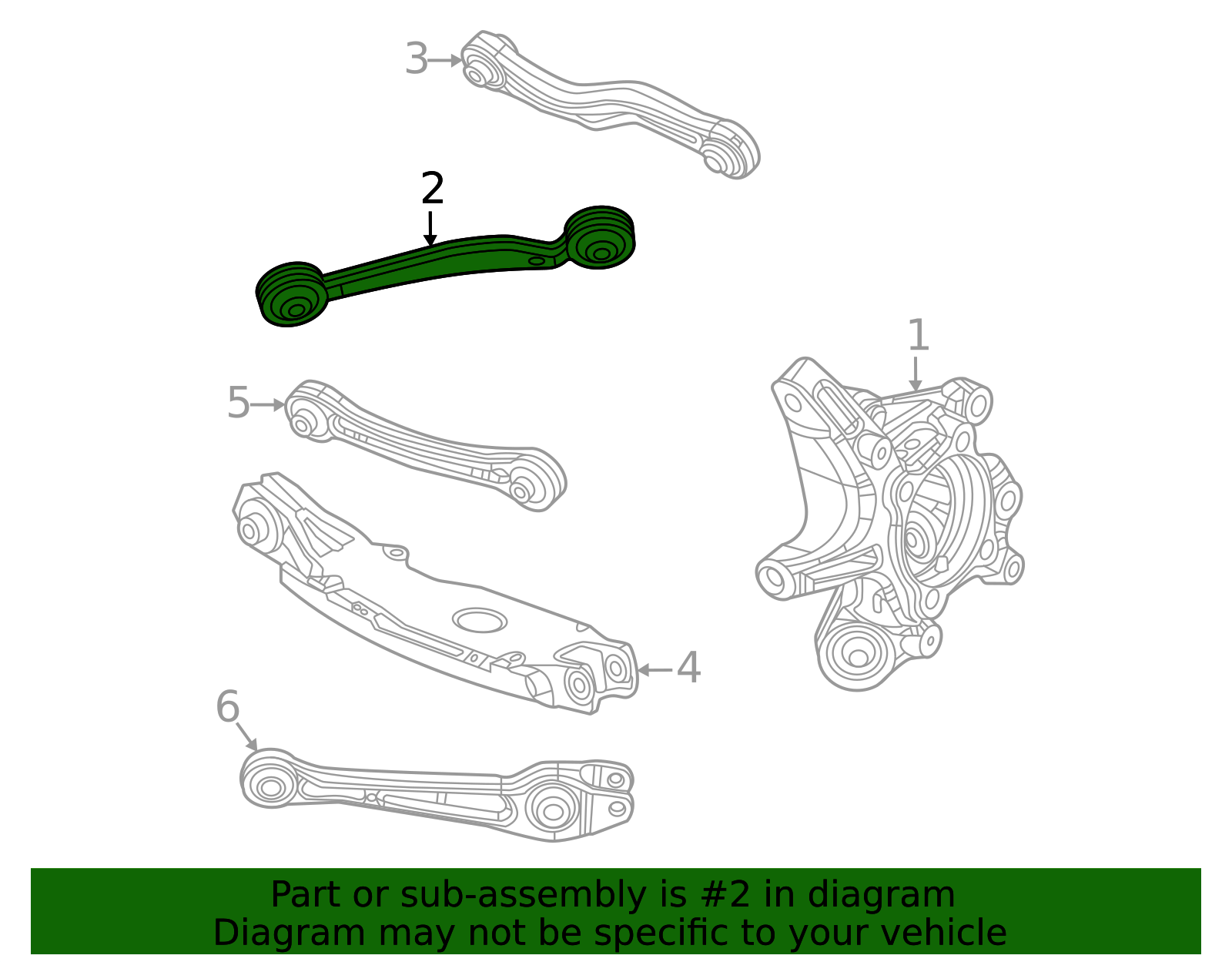 2021-2025 Jeep Ft Upper Control Arm 68406637AC | Mopar Parts Canada