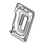 CV6Z54613A38F - Body: Seat Back Panel for Ford Image
