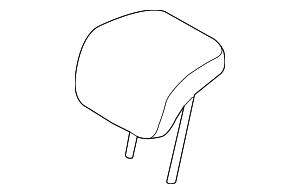 CV6Z58611A08EC - Body: Headrest, Center for Ford Image