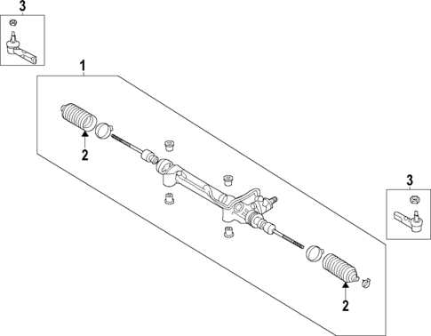 Steering Gear & Linkage for 2023 Toyota Corolla Cross #1