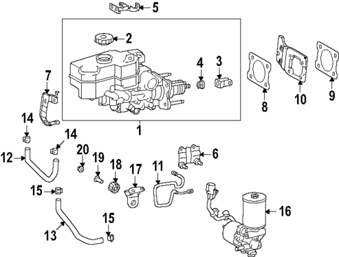 Hydraulic Booster for 2024 Toyota Tacoma #0