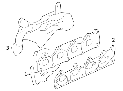 Exhaust Manifold for 2006 Chevrolet Cobalt #0