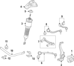 544063T050 - Suspension: Rear Arm for Hyundai: Equus Image