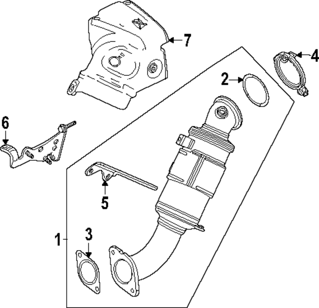 12717152 - : Part# 12717152 F Bracket for Chevrolet: Colorado | GMC: Canyon Image