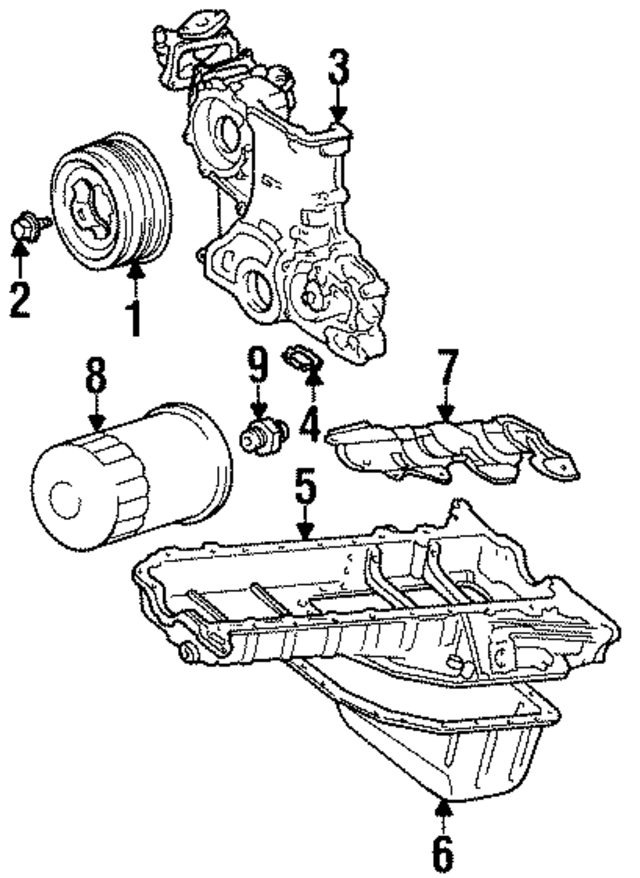 9040419015 - : Union(For Oil Filter) for Toyota Image