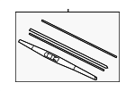 76730TZ5A01 - Body: Wiper Blade for Honda: Pilot Image