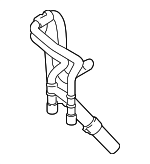 254703M400 - Cooling System: Oil Cooler Tube for Hyundai Image