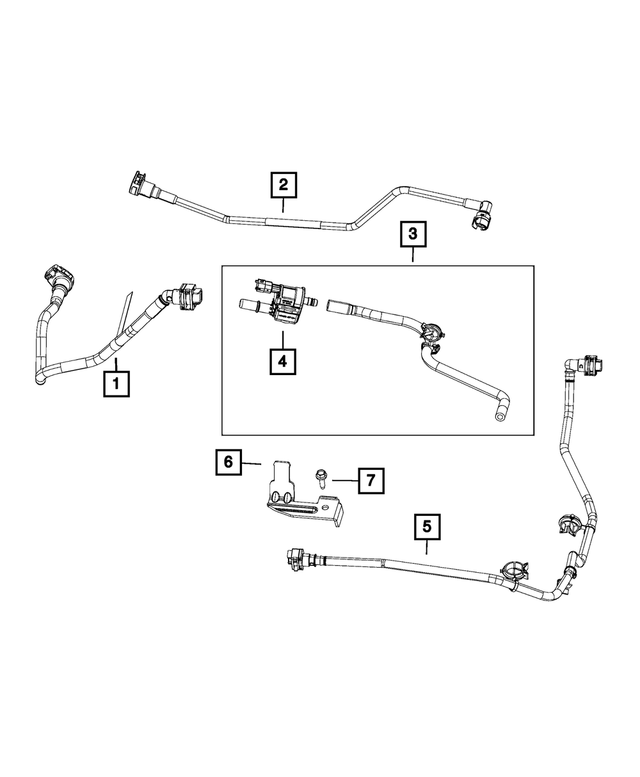 68175831AB - Emission Controls: Vapor Purge Harness for Mopar Image image