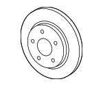68227781AC - Brakes: Disc Brake Rotor for Mopar Image
