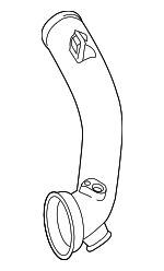 2560980200 - : Front Duct for Mercedes-Benz Image