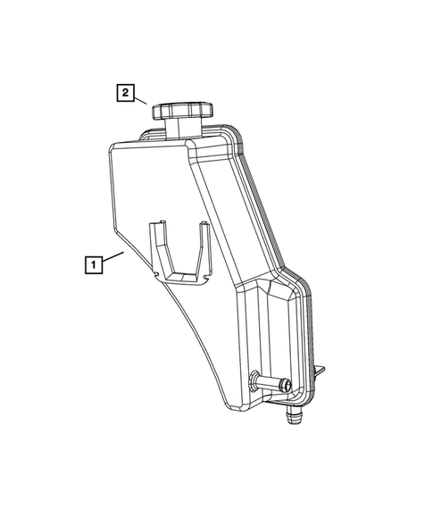 Power Steering Pump and Reservoir for 2010 Jeep Commander #1