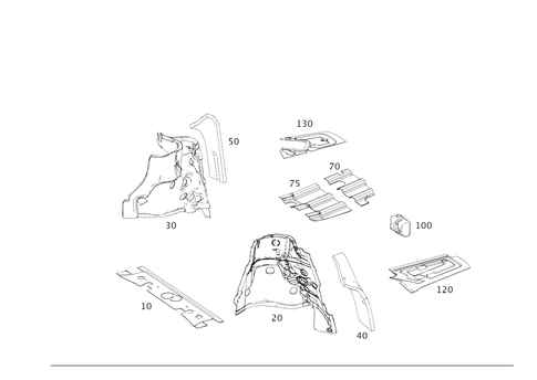 Insulation in Luggage Compartment and Rear End Pillar for 2017 Mercedes-Benz Maybach S550 #0