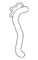 165710P140 - : 2006-2010 Toyota Sienna - Upper Hose for Toyota: Sienna Image