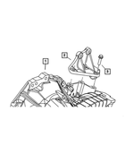 5157003AB - Automatic Transaxle 6 Speed: Power Transfer Unit Bracket for Mopar Image