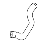 7P0145738B - Cooling System: Lower Hose for Volkswagen: Touareg Image