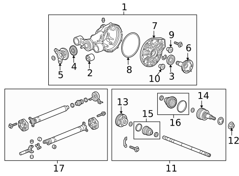 CV Components for 2016 Cadillac CT6 #0