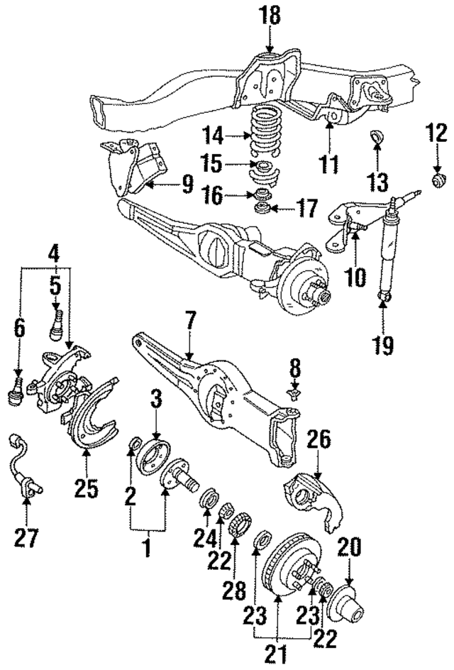 FOTZ3105A - Suspension: Spindle for Ford Image