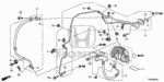 80360TA0A00 - Body/Air Conditioning: CLAMP A, AIR CONDITIONER PIPE for Honda Image