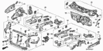 60928S5AJ00ZZ - Body/Air Conditioning: BRACKET A, L. FR. SUB-FRAME for Honda Image