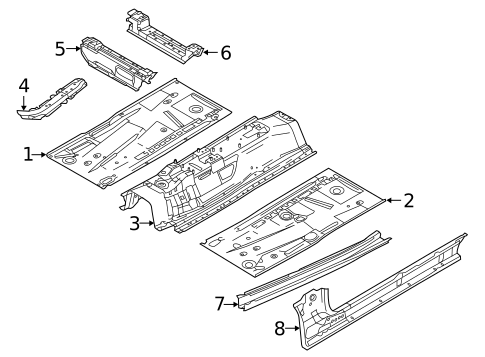 Floor & Rails for 2014 Mazda CX-5 #0