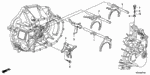 24201RAS000 - Transmission - Manual: FORK, GEARSHIFT (5-6) for Acura Image