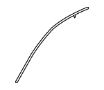 72425TBAA01 - Body: Upper Molding for Honda: Civic, Insight Image